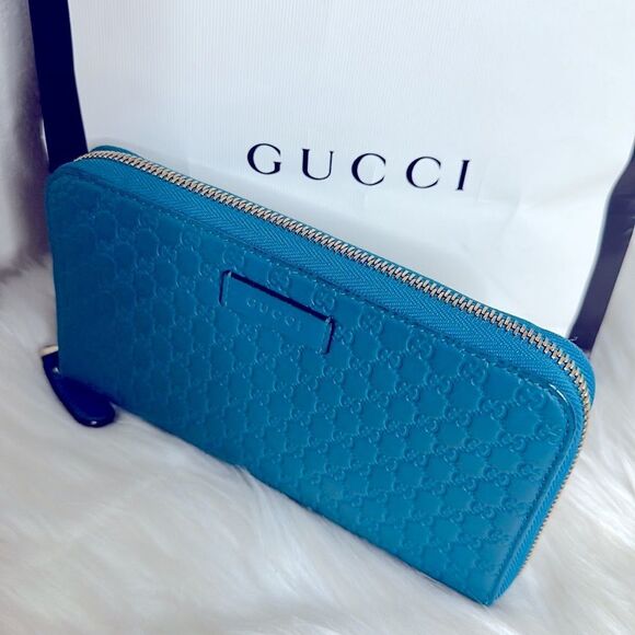 💯 Authentic Gucci Guccissima Long Wallet🍀 - Picture 12 of 15